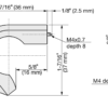 ZweiL® Edelstahl-Möbelknopf, 36 mm (1,5″) ZL-1902. Möbelknopf aus feinstem Edelstahl V4A (SUS316) für exklusive Raumgestaltung und hochwertige Einrichtungen von Sugatsune / LAMP® (Japan) – Bild 2