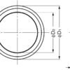 ZweiL® Edelstahl-Möbelknopf für Glastür, 80 mm (3,2″) ZL-2502-80. Hochwertiger massiver und eleganter Türgriffknopf für Glastür aus feinstem Edelstahl V4A (SUS316) für exklusive Raumgestaltung und hochwertige Einrichtungen von Sugatsune / LAMP® (Japan) – Bild 3